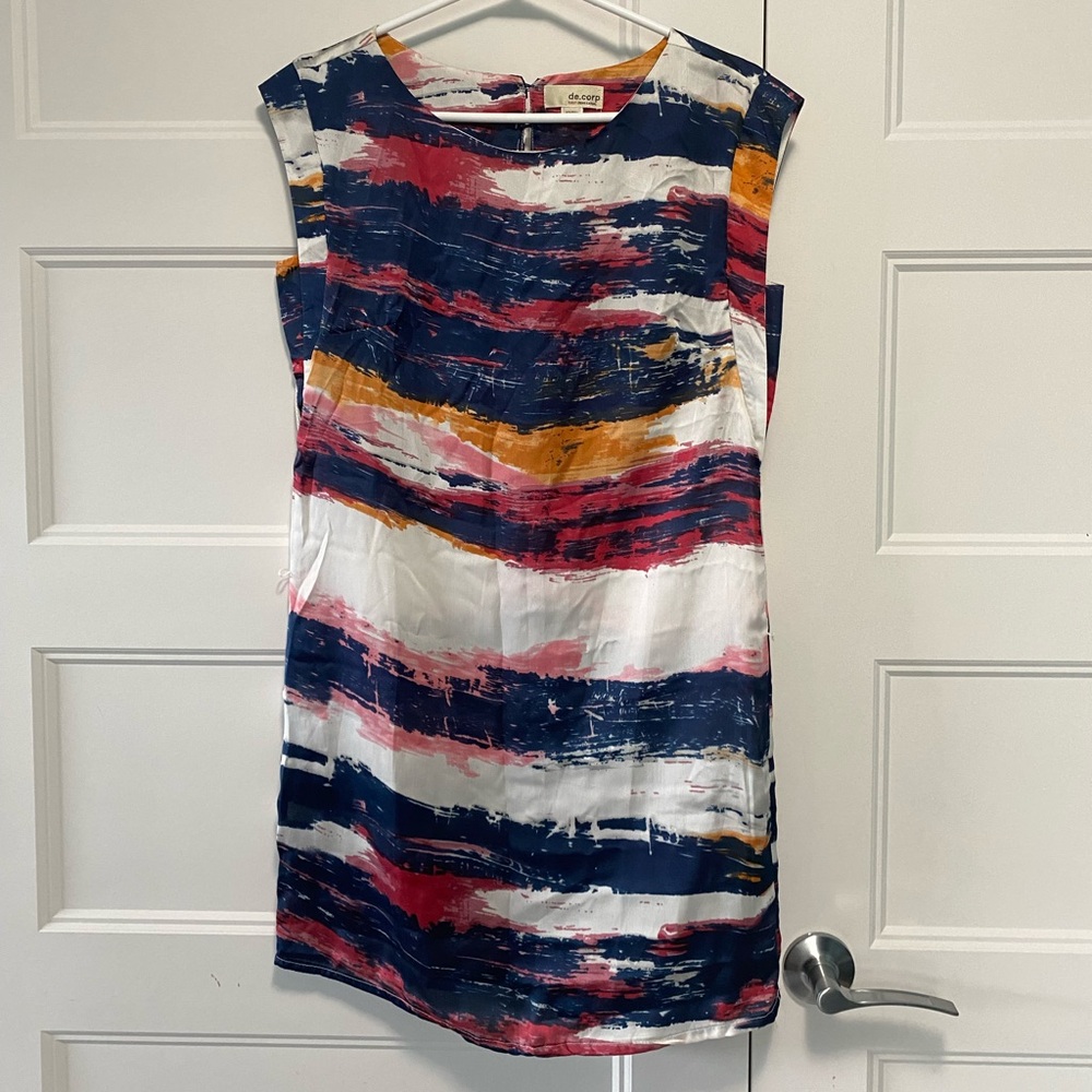 ❗️3/25$❗️ satin multicolour mini dress